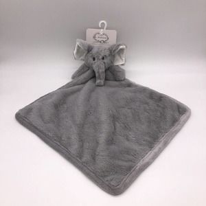 New So Dreamy Plush Gray Elephant Baby Security Blanket Lovey SL Home Fashions